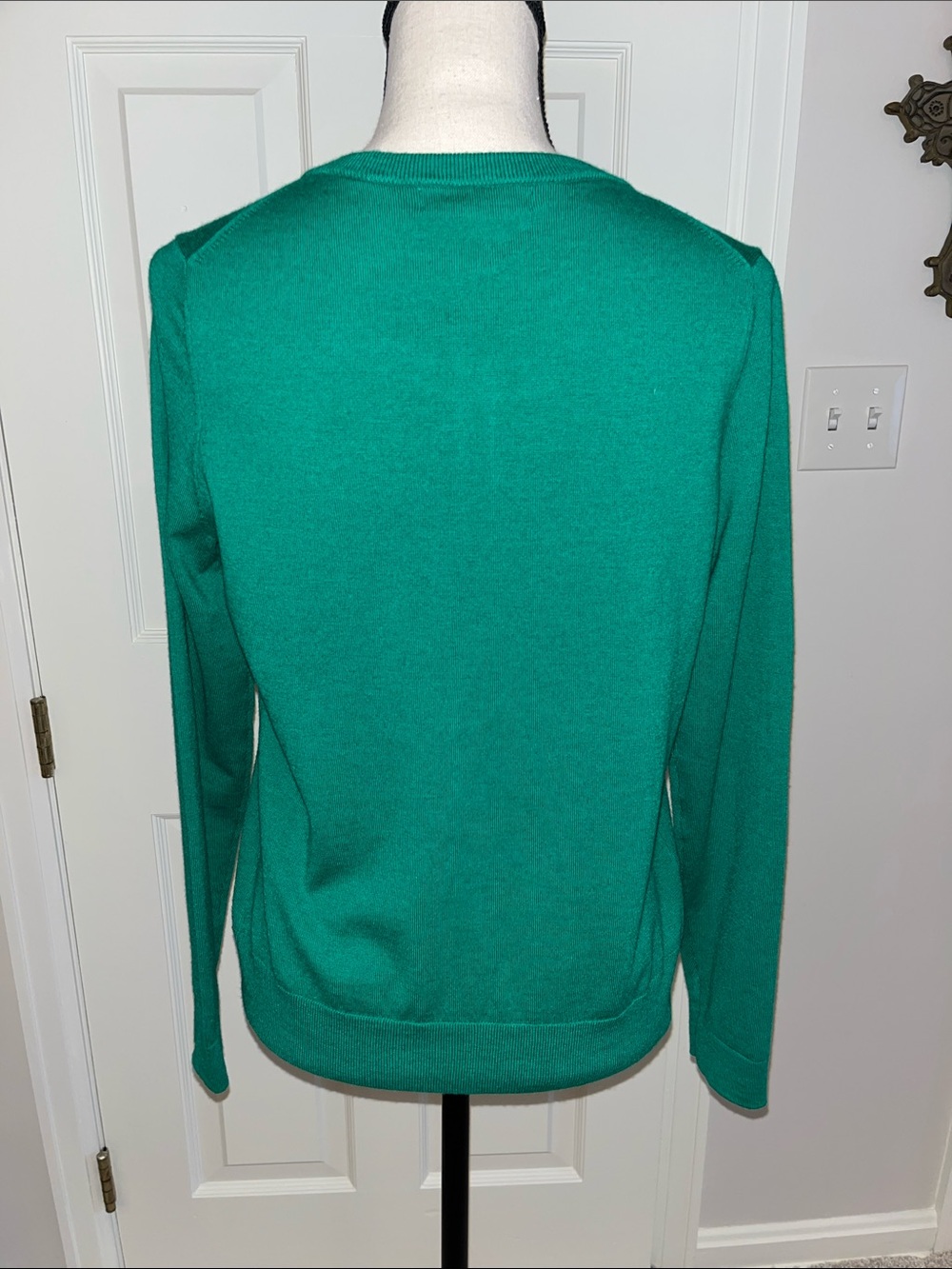 Banana Republic Green Cardigan Sweater Excellent- size Medium - Picture 5 of 9